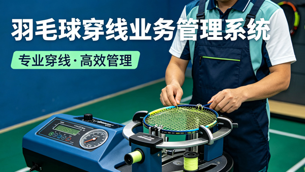 羽毛球穿线业务管理系统
